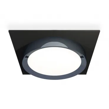 Комплект встраиваемого светильника XC8062007 SBK/PPH черный песок/графит полированный GX53 (C8062, N8133) от NovaLamp