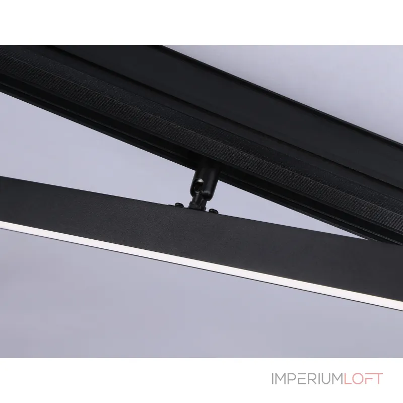 Светильник светодиодный трековый для шинопровода Magnetic GL4201 BK черный IP20 12W 4200K 48V 605*22*45 от NovaLamp