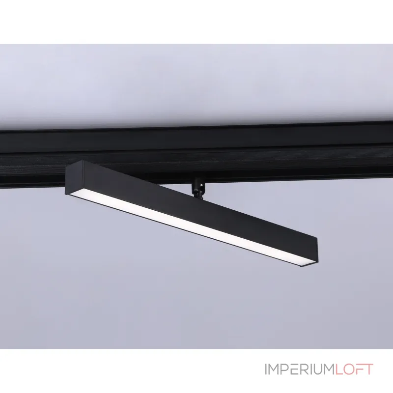 Светильник светодиодный трековый для шинопровода Magnetic GL4201 BK черный IP20 12W 4200K 48V 605*22*45 от NovaLamp