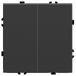 Выключатель двухклавишный без рамки Stekker RSW10-5104-05 49840