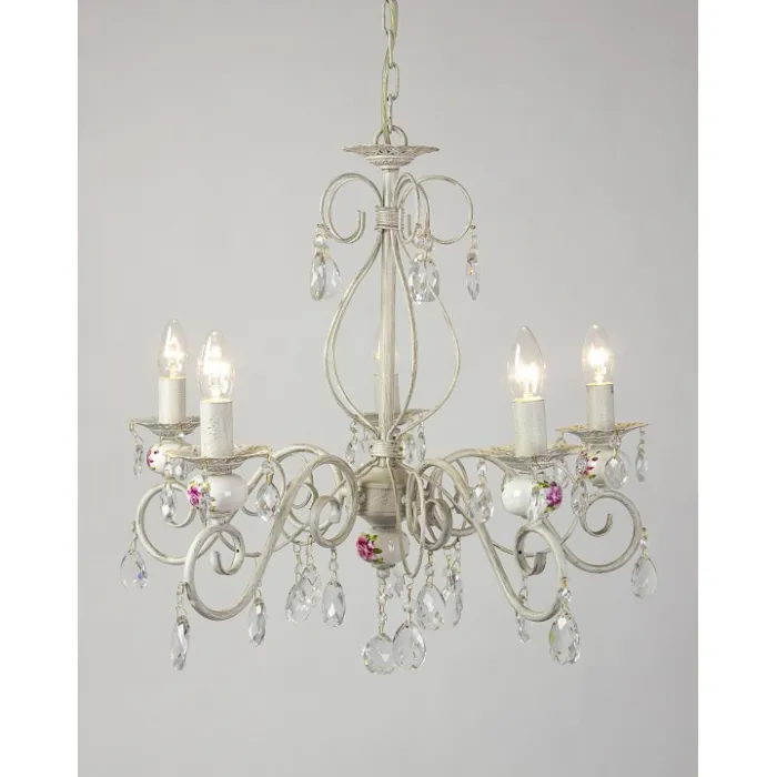 Подвесная люстра Abrasax Emilia MDK9431/5AWhite от ImperiumLoft