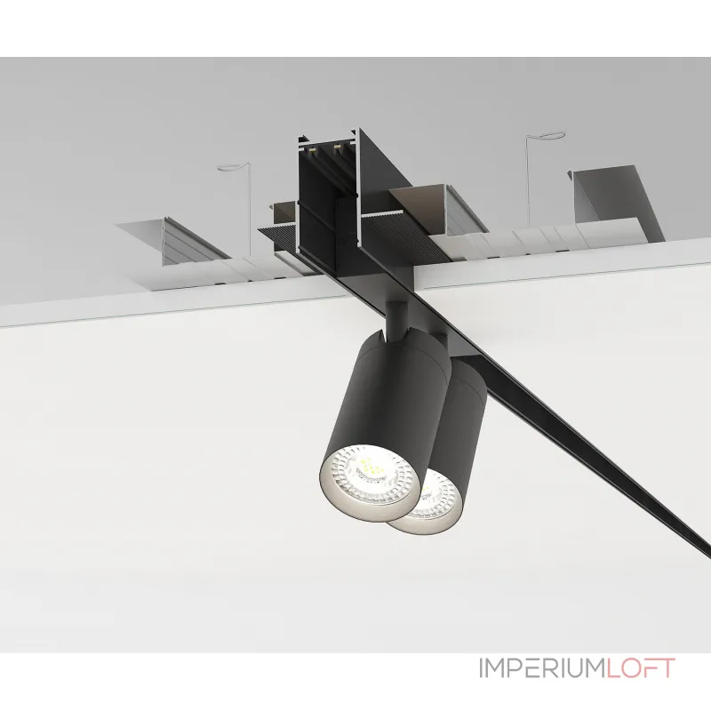 Трек встраиваемый Denkirs Smart HIDE TR2012-BK/1 Трек встраиваемый Denkirs Smart HIDE TR2012-BK/1