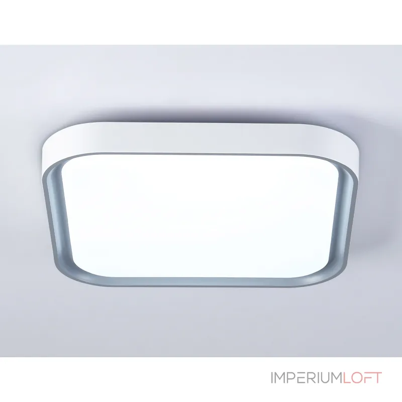 Потолочный светодиодный светильник FZ1256 WH/GR белый/серый 27W 5000K 350*350*60 (Без ПДУ) от NovaLamp