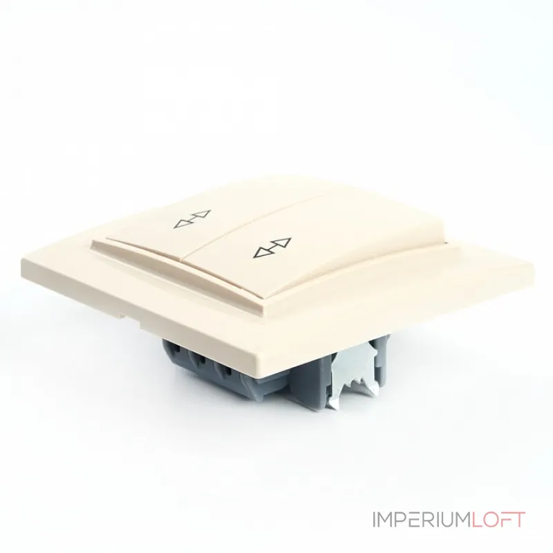 Выключатель двухклавишный Stekker Эрна 39920 от ImperiumLoft