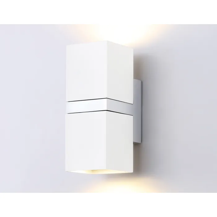 Настенный светильник FW245/2 WH/CH белый/хром GU10*2 max 12W 155*61*80 от NovaLamp