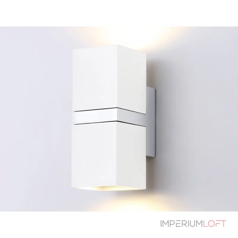 Настенный светильник FW245/2 WH/CH белый/хром GU10*2 max 12W 155*61*80 от NovaLamp