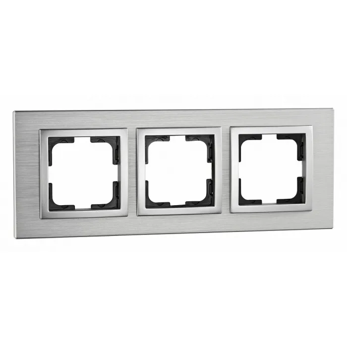 Рамка на 3 поста Mono Electric Style Aluminium 107-800000-162 от ImperiumLoft