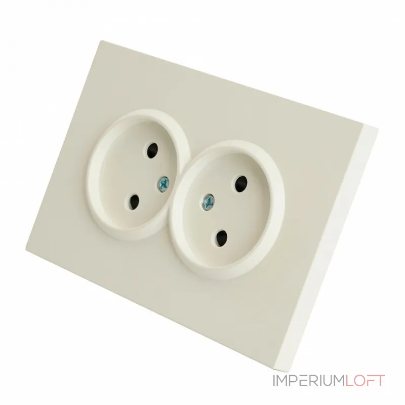 Розетка двойная без заземления и со шторкой без рамки Stekker RST16-5116-01 49877 Розетка двойная без заземления и со шторкой без рамки Stekker RST16-5116-01 49877