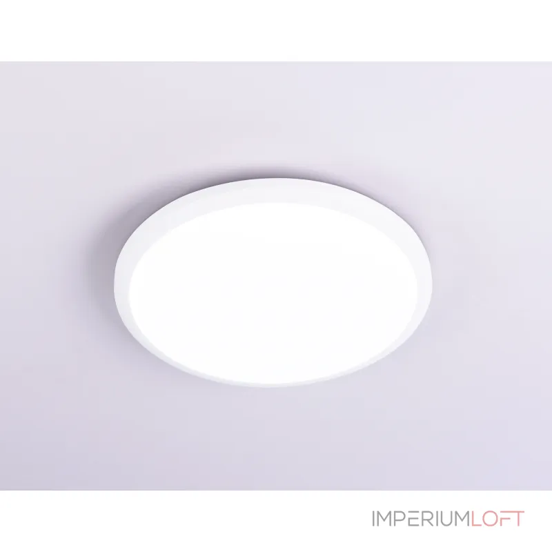 Потолочный светодиодный светильник FZ1230 WH белый IP44 22W 6400К D260*55 (Без ПДУ) от NovaLamp