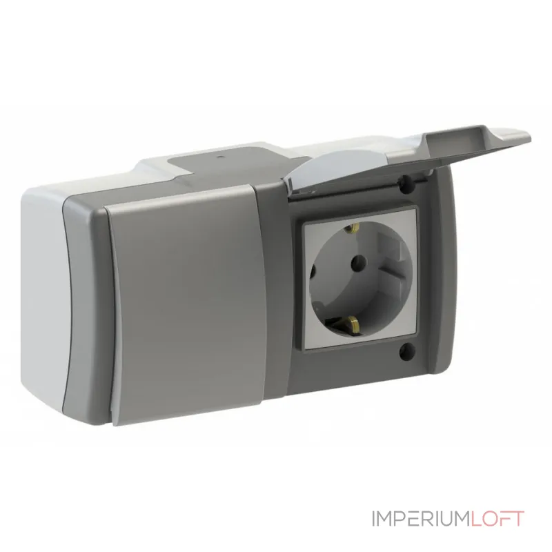 Блок с розеткой и выключателем Mono Electric Octans IP54 154-020001-180 от ImperiumLoft Блок с розеткой и выключателем Mono Electric Octans IP54 154-020001-180 от ImperiumLoft