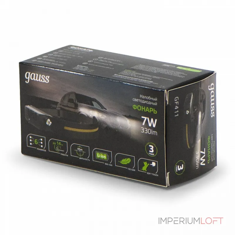 Фонарь налобный Gauss GF411 от ImperiumLoft Фонарь налобный Gauss GF411 от ImperiumLoft