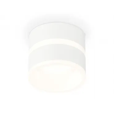 Комплект накладного светильника с акрилом XS8101019 SWH/FR белый песок/белый матовый GX53 (C8101, N8444) от NovaLamp