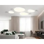 Светильник светодиодный потолочный FV5535 WH белый LED 90W 3000K D600*58 (Без ПДУ) от NovaLamp