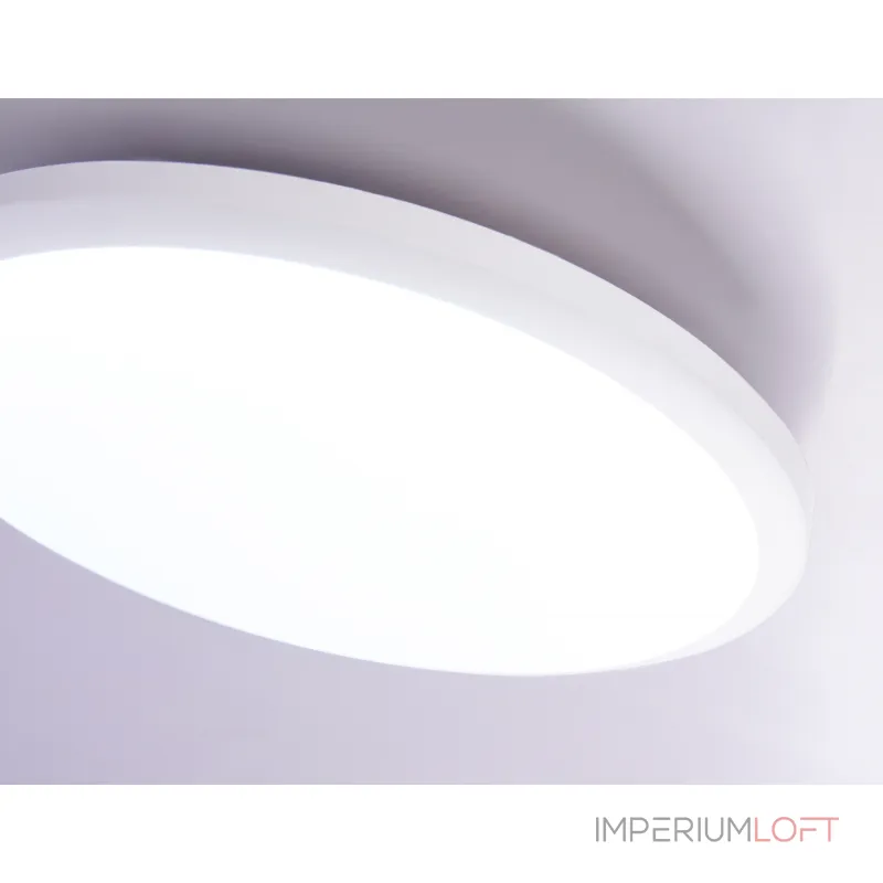 Потолочный светодиодный светильник FZ1230 WH белый IP44 22W 6400К D260*55 (Без ПДУ) от NovaLamp