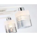 Светильник потолочный TR303205/4 WH/CH/SM/FR белый/хром/дымчатый/белый матовый E27*4 max 60W 370*370*200 от NovaLamp