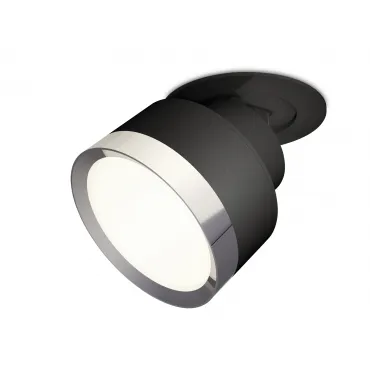 Комплект встраиваемого поворотного светильника XM8102501 SBK/PSL черный песок/серебро полированное GX53 (A2242, A2106, C8102, N8118) от NovaLamp