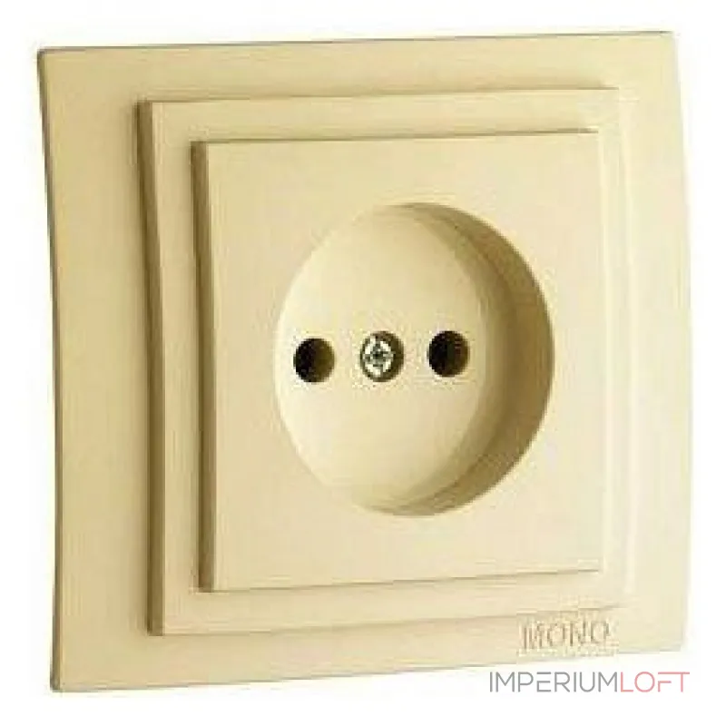 Розетка без заземления Mono Electric Larissa 103-171722-116