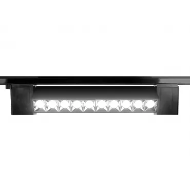 Трековый однофазный светодиодный светильник GL6689 BK черный LED 12W 4200K 24° от NovaLamp