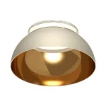 Насадка передняя Ø85мм N8144 SWH/PYG/CL белый песок/золото желтое полированное/прозрачный D140*H65mm Out61mm GX53 от NovaLamp