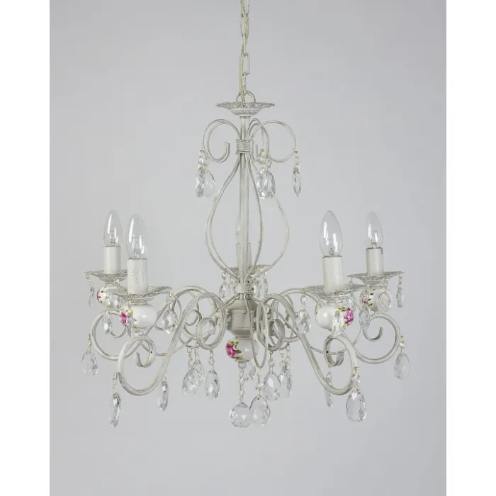 Подвесная люстра Abrasax Emilia MDK9431/5AWhite от ImperiumLoft