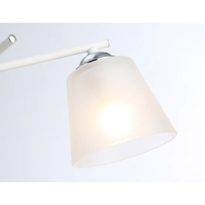 Светильник подвесной TR303202/3 WH/CH/FR белый/хром/белый матовый E27*3 max 60W D550*260 от NovaLamp