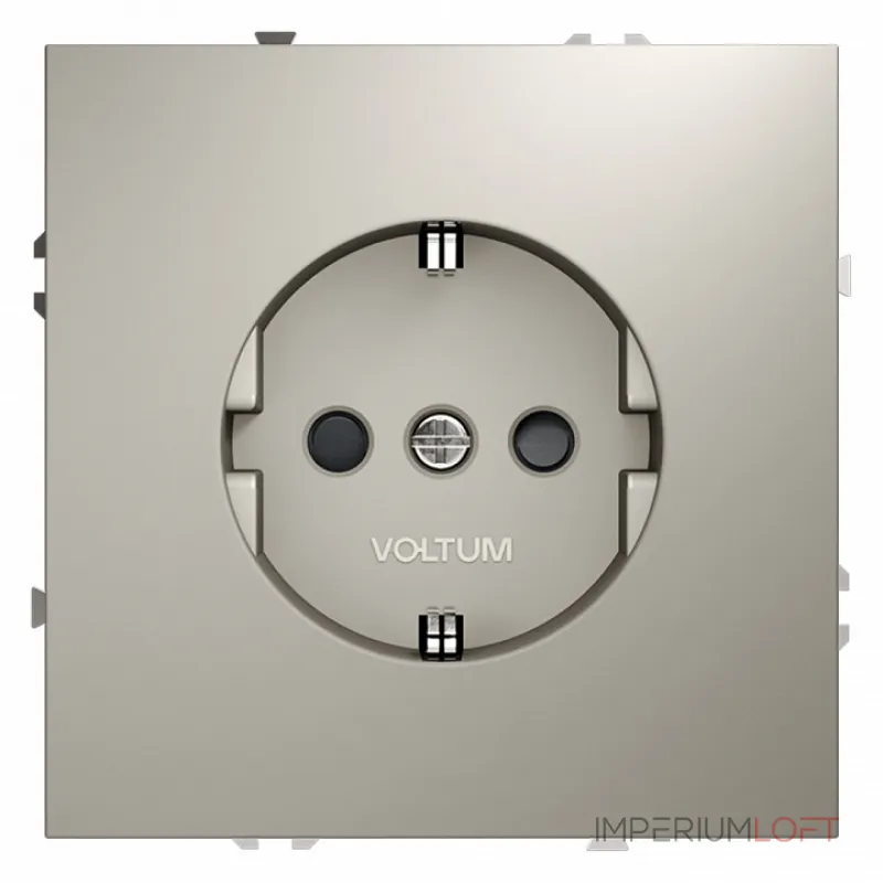 Розетка с заземлением и со шторкой без рамки Voltum S70 VLS040203 от ImperiumLoft Розетка с заземлением и со шторкой без рамки Voltum S70 VLS040203 от ImperiumLoft