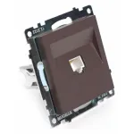 Розетка Ethernet RJ-45 без рамки Stekker Катрин 49023 от ImperiumLoft