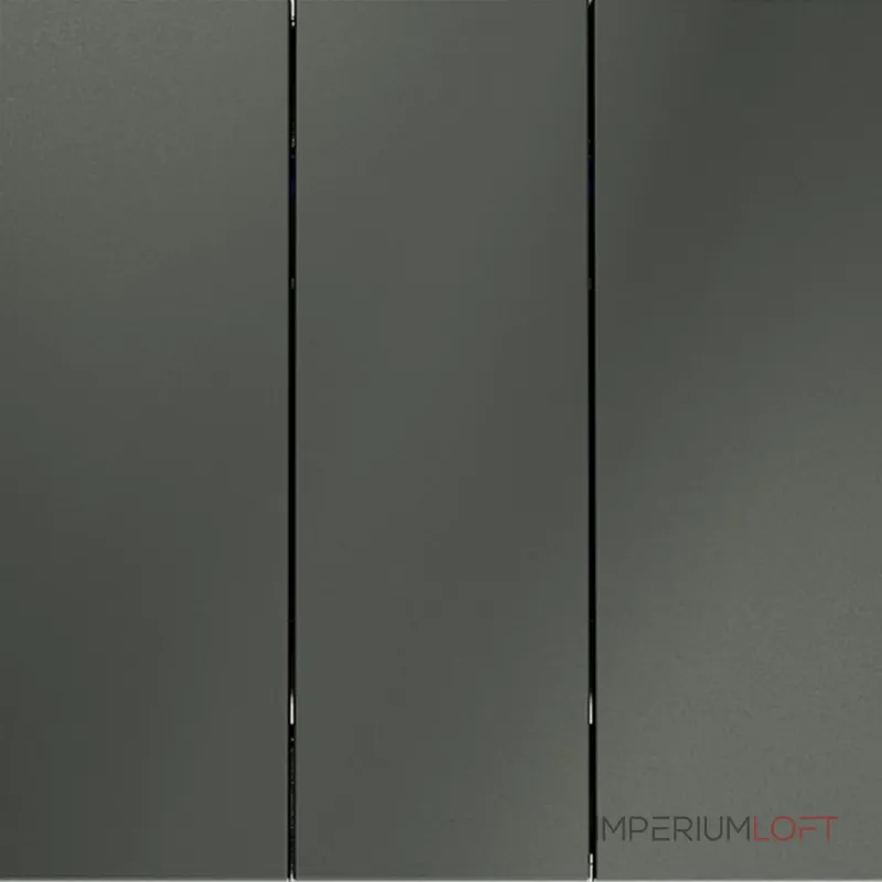 Выключатель трехклавишный без рамки Voltum S70 VLS030106 от ImperiumLoft