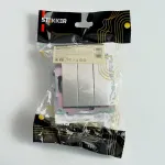 Выключатель трехклавишный без рамки Stekker Катрин 49173 от ImperiumLoft