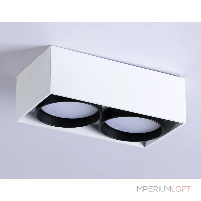 Светильник накладной TN70872/2 WH/BK белый/черный GX53/2 max 12W 185*92*62 от NovaLamp
