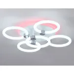 Светильник светодиодный потолочный FA3841/4+1 WH белый 70W 3000K-6400K+RGB D538*115 (ПДУ РАДИО 2.4G) от NovaLamp