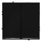 Выключатель двухклавишный с подсветкой без рамки Voltum S70 VLS020208 от ImperiumLoft
