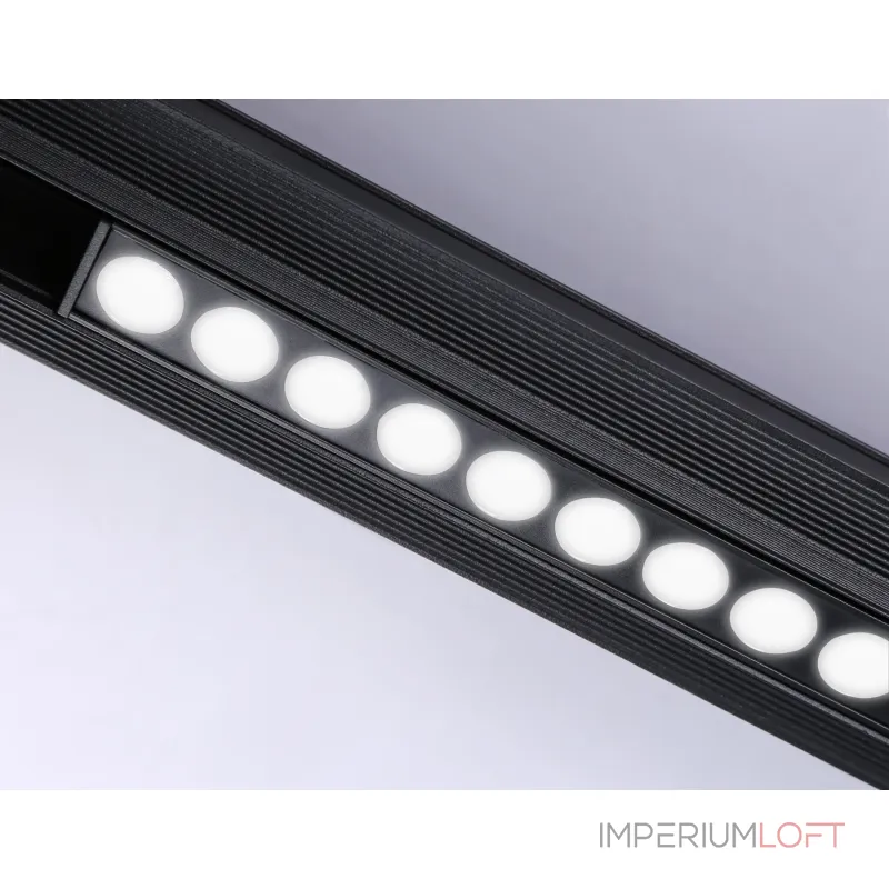 Светильник светодиодный трековый для шинопровода Magnetic GL4033 BK черный IP20 30W 4200K 48V 24° 550*22*45 от NovaLamp