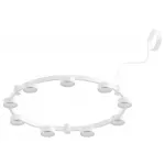 Корпус светильника Techno Ring подвесной для насадок Ø85мм C9241/9 SWH белый песок D740*70.5mm GX53/9 от NovaLamp