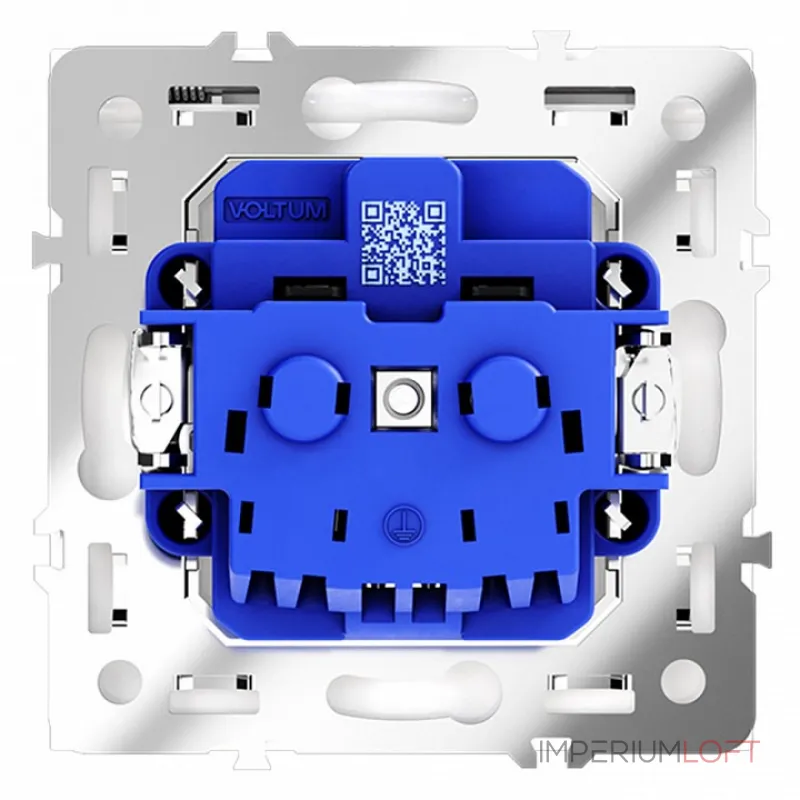 Розетка с заземлением и со шторкой без рамки с крышкой Voltum S70 VLS040303 от ImperiumLoft Розетка с заземлением и со шторкой без рамки с крышкой Voltum S70 VLS040303 от ImperiumLoft