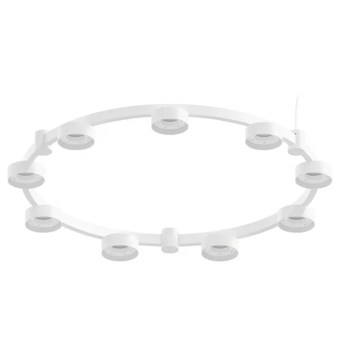 Корпус светильника Techno Ring подвесной для насадок Ø85мм C9241/9 SWH белый песок D740*70.5mm GX53/9 от NovaLamp