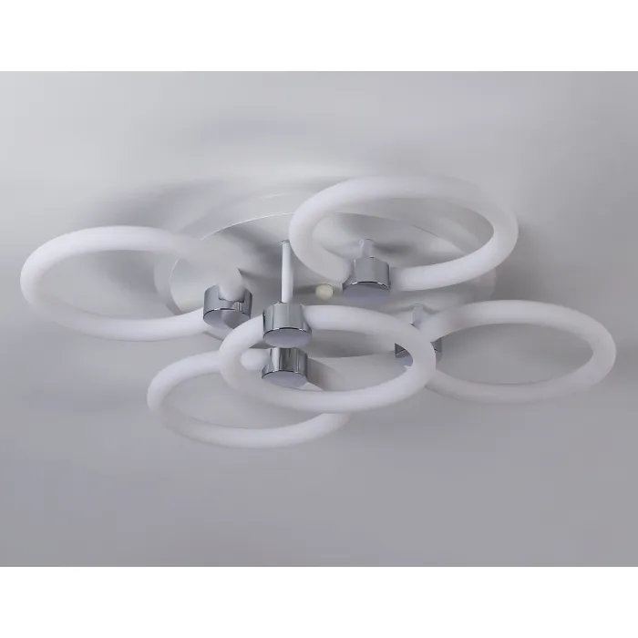 Светильник светодиодный потолочный FA3841/4+1 WH белый 70W 3000K-6400K+RGB D538*115 (ПДУ РАДИО 2.4G) от NovaLamp