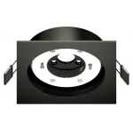 Корпус светильника встраиваемый C8062 SBK черный песок 110*110*H40mm Out2mm GX53 от NovaLamp