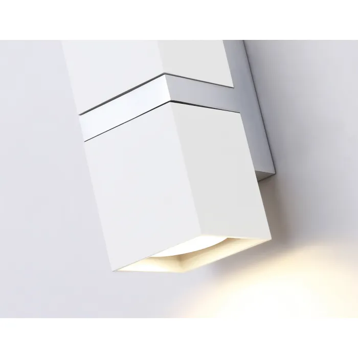 Настенный светильник FW245/2 WH/CH белый/хром GU10*2 max 12W 155*61*80 от NovaLamp