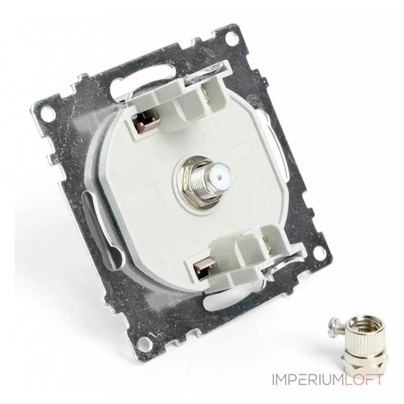 ТВ-розетка без рамки Stekker Катрин 49024 от ImperiumLoft ТВ-розетка без рамки Stekker Катрин 49024 от ImperiumLoft