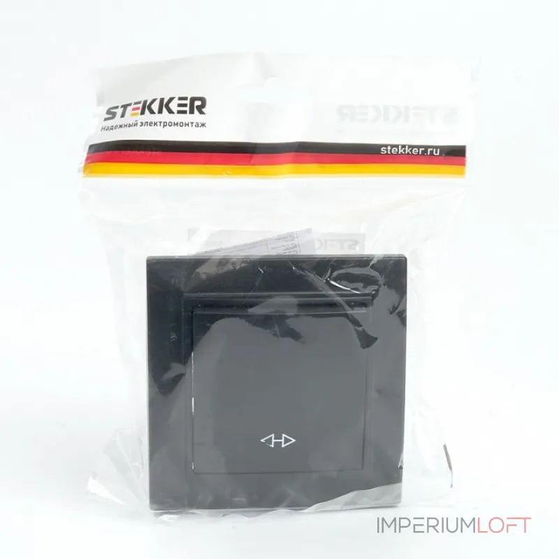 Выключатель одноклавишный Stekker Эрна 39927 от ImperiumLoft Выключатель одноклавишный Stekker Эрна 39927 от ImperiumLoft