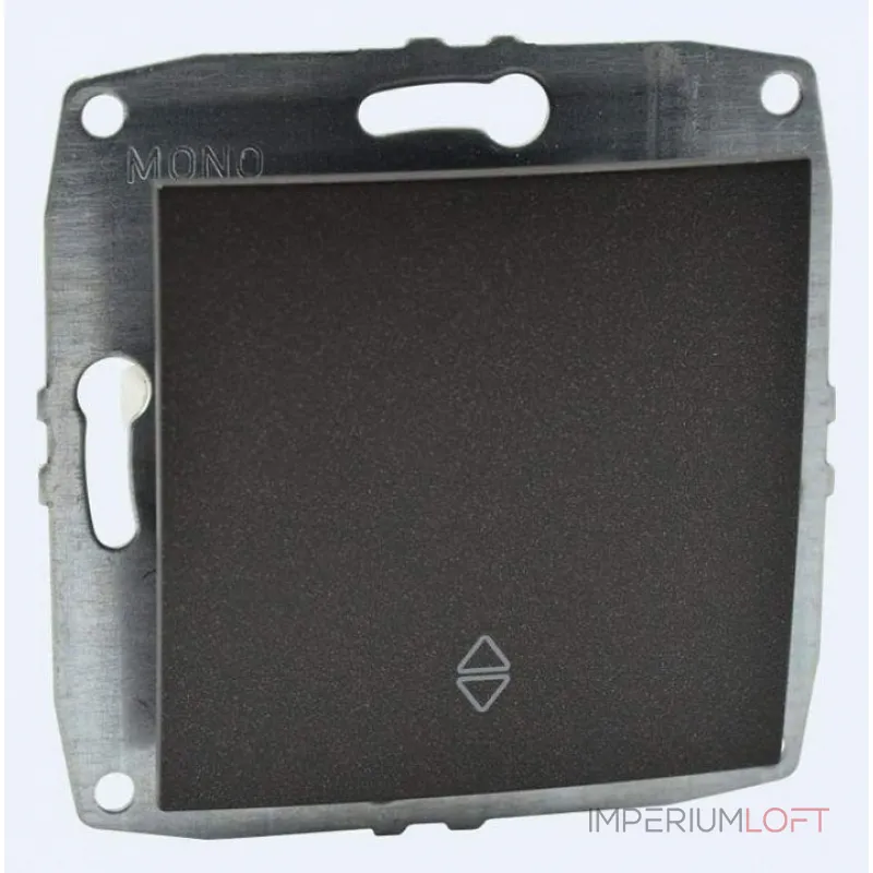 Выключатель проходной одноклавишный без рамки Mono Electric Despina / Larissa 500-002025-109 Выключатель проходной одноклавишный без рамки Mono Electric Despina / Larissa 500-002025-109