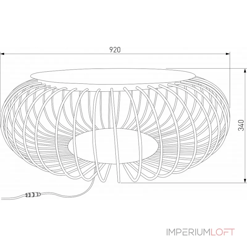 Наземный низкий светильник Elektrostandard Firenze a067385 от ImperiumLoft