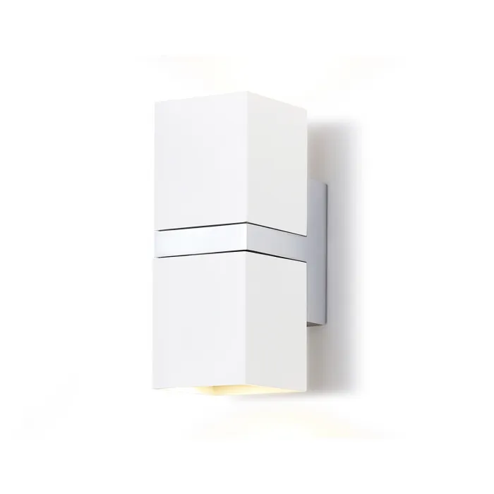 Настенный светильник FW245/2 WH/CH белый/хром GU10*2 max 12W 155*61*80 от NovaLamp