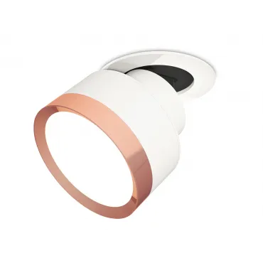 Комплект встраиваемого поворотного светильника XM8101504 SWH/PPG белый песок/золото розовое полированное GX53 (A2241, A2105, C8101, N8126)