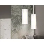 Подвесной светильник TR3672 CH/CL/FR хром/прозрачный/белый матовый E14 max 40W D110*1000 от NovaLamp