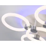 Светильник светодиодный потолочный FA3841/4+1 WH белый 70W 3000K-6400K+RGB D538*115 (ПДУ РАДИО 2.4G) от NovaLamp
