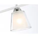 Светильник потолочный TR303233/3 WH/CH/CL/FR белый/хром/прозрачный/белый матовый E27*3 max 60W 550*120*250 от NovaLamp