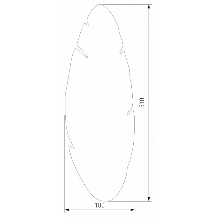 Накладной светильник TK Lighting Hoja 4678 Hoja Wood от ImperiumLoft