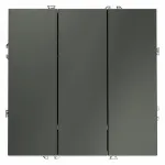 Выключатель трехклавишный без рамки Voltum S70 VLS030106 от ImperiumLoft